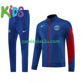 Paris Saint-Germain Criança Casaco de Treino Conjunto Azul 2025/26